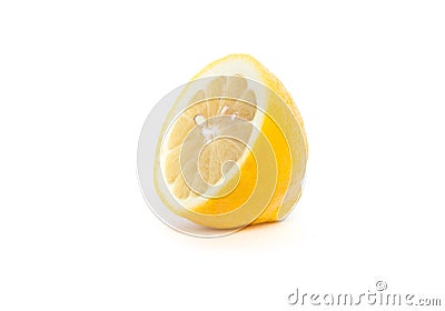Lemon Half Stock Photo