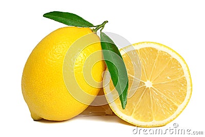 Lemon isolated Stock Photo