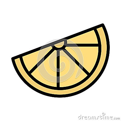 Lemon Isolated Vector icon which can easily modify or edit Vector Illustration
