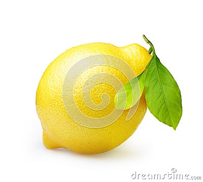 Lemon isolated on white Stock Photo
