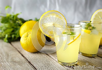 Lemon juice Stock Photo