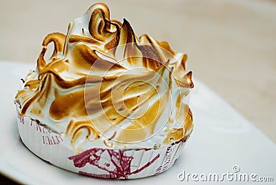 Lemon Meringue Stock Photo