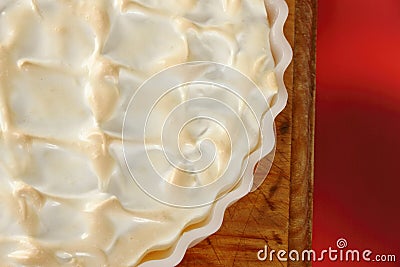 Lemon meringue pie Stock Photo