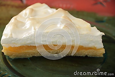 Lemon meringue pie Stock Photo