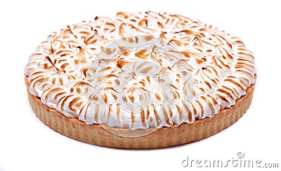 Lemon Meringue Pie Stock Photo