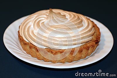 Lemon meringue pie Stock Photo