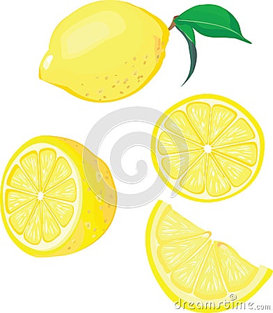 Lemon mix Vector Illustration