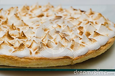 Lemon pie Stock Photo