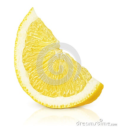 Lemon slice Stock Photo