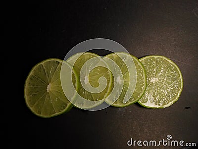 Lemon slide piece Stock Photo