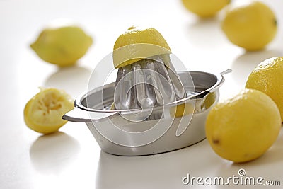 Lemon squeezer Stock Photo