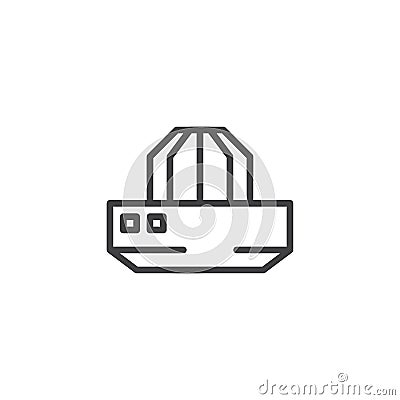 Lemon squeezer outline icon Vector Illustration