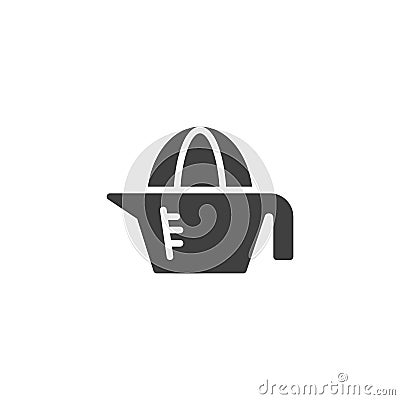 Lemon squeezer vector icon Vector Illustration