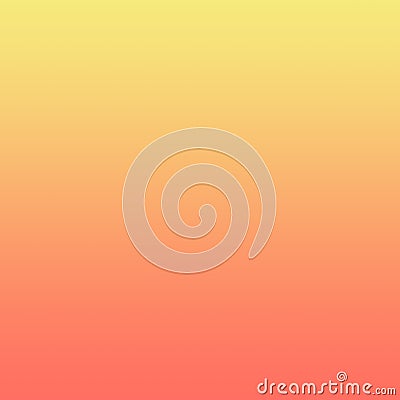 Lemon Yellow Coral Gradient Ombre Background Stock Photo