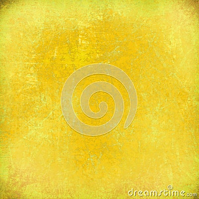 Lemon yellow grunge scratched background Stock Photo