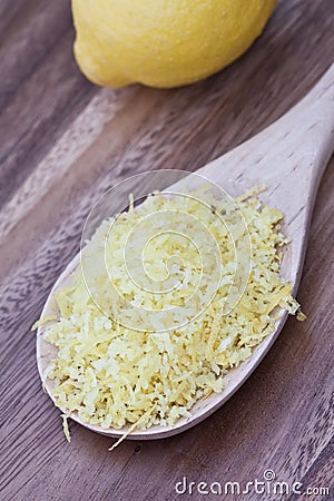 Lemon Zest Stock Photo