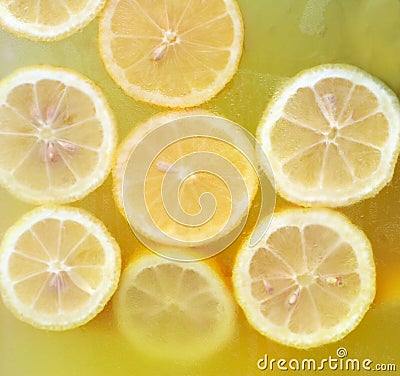 Lemonade Background Stock Photo