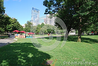 Lemonade stand, Boston Common, Boston, MA, USA Editorial Stock Photo