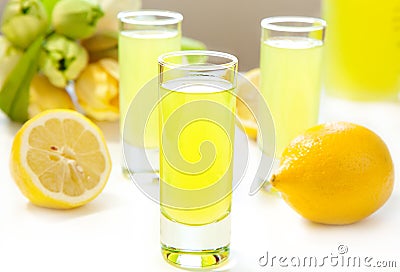 Lemoncello Stock Photo