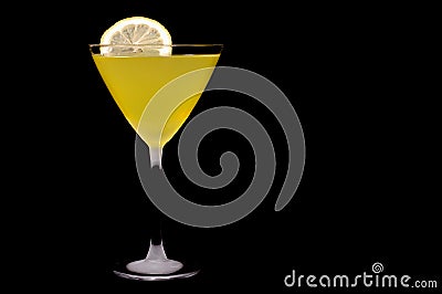 Lemoncello cocktail Stock Photo
