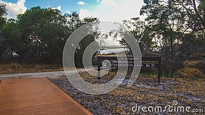 Len Howard Conservation Park near Mandurah, Western Australia Editorial Stock Photo