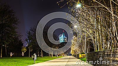 Lene Voigt Park, Leipzig, Germany Stock Photo