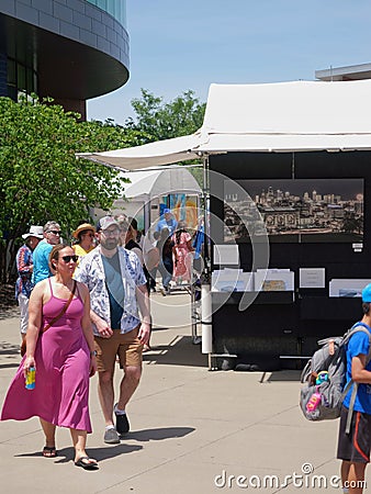 2023 Lenexa Art Fair Editorial Stock Photo