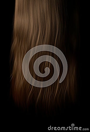 Length Of Hair Stock Photo