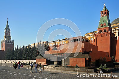 Lenin mausoleum Stock Photo