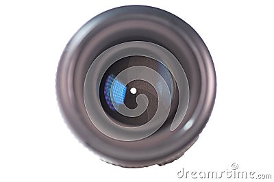 Lens camera Stock Photo