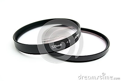 Lens filters Stock Photo