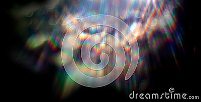 Lens flare effect. Abstract Sun burst, sunflare for screen mode using. Sunflares nature abstract rainbow colourful backdrop Stock Photo