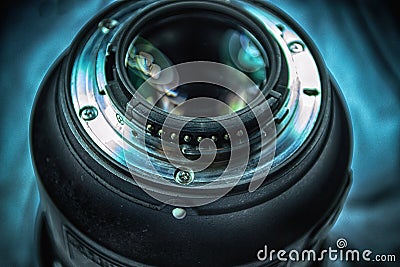 The Lens Mount Stock Photo