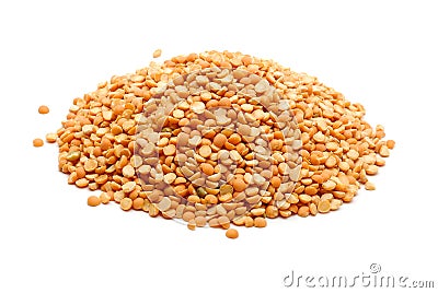 Lentil isolated Stock Photo