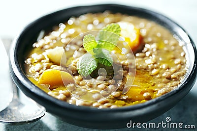 Lentil soup Stock Photo