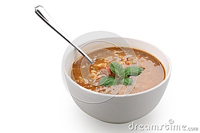 Lentil soup Stock Photo