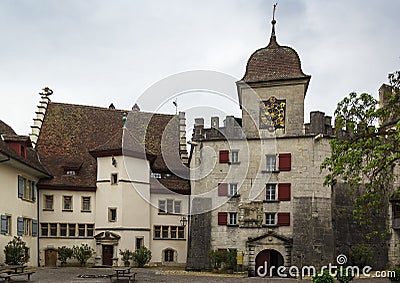 Lenzburg castle, Switzerland Stock Photo