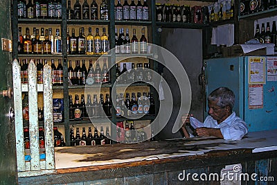 Drink Bar at LenÃ§ois, Chapada Diamantina Editorial Stock Photo