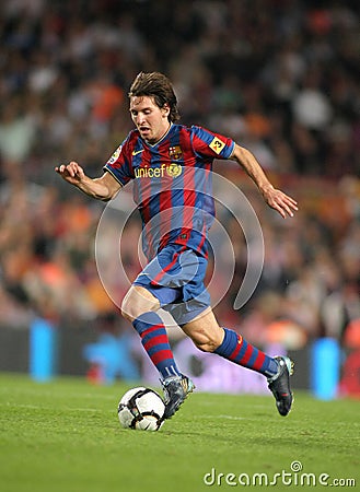 Leo Messi in action Editorial Stock Photo
