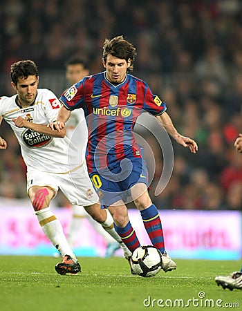 Leo Messi in action Editorial Stock Photo