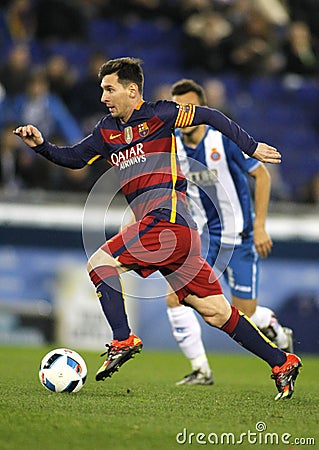 Leo Messi of FC Barcelona Editorial Stock Photo