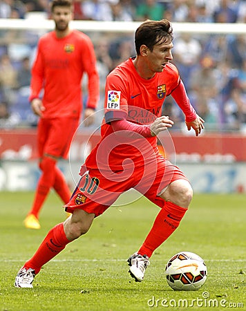 Leo Messi of FC Barcelona Editorial Stock Photo