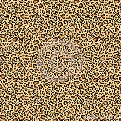 Leopard, cheetah spotted texture, leopard seamless pattern design, background Vector Illustration