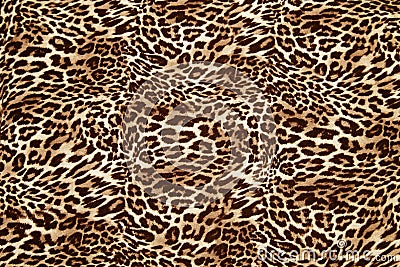 Leopard effect fabric pattern background sample. Leopard print seamless background. Stock Photo