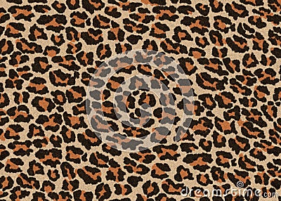 Leopard Fur texture, carpet seamless jaguar skin background, brown and orange theme color, look smooth, fluffy and soft. Stock Photo