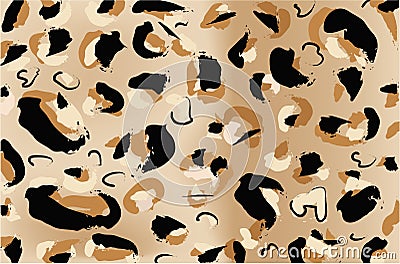 Leopard fur vector Vector Illustration