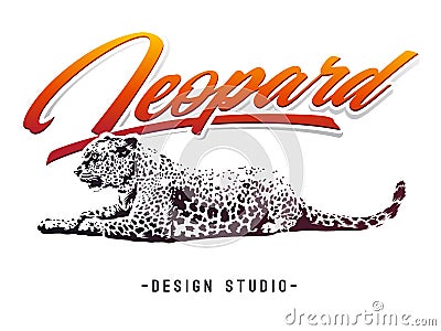 Leopard Vector Design Vector Illustration