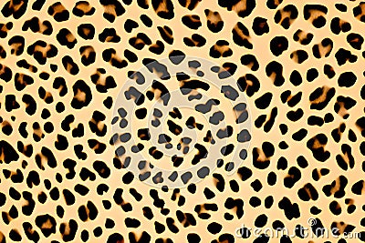 Leopard pattern abstract backgroud. Generative AI i Cartoon Illustration