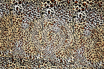 Leopard pattern fabric close-up for background use Stock Photo