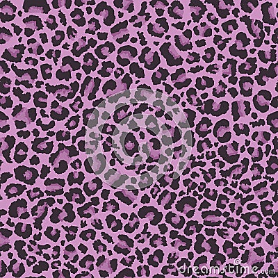 Leopard pattern. Purple fashion texture Vector Illustration